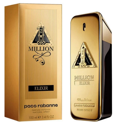 1 Million Elixir by Paco Rabanne 3.4 oz Parfum Intense Cologne Men New In Box