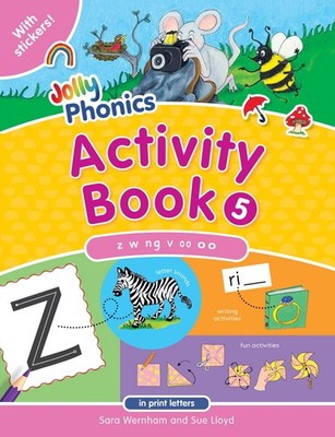 Jolly Phonics Activity Book: In Print Letters (5) (Jolly Phonics Activity Bo...