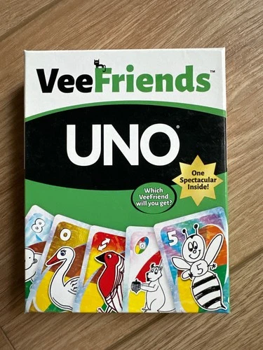 Veefriends Uno card game deck new unsealed not used complete decks 
