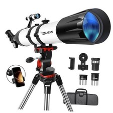 Telescope, 90mm Aperture 800mm Telescope for Adults High Powered, Portable