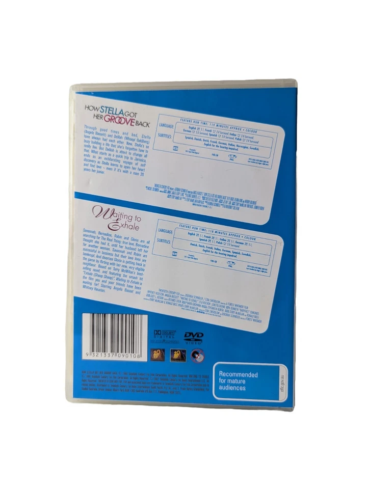 How Stella Got Her Groove Back / Waiting To Exhale DVD Region 4 Whitney Houston - image 2 of 4