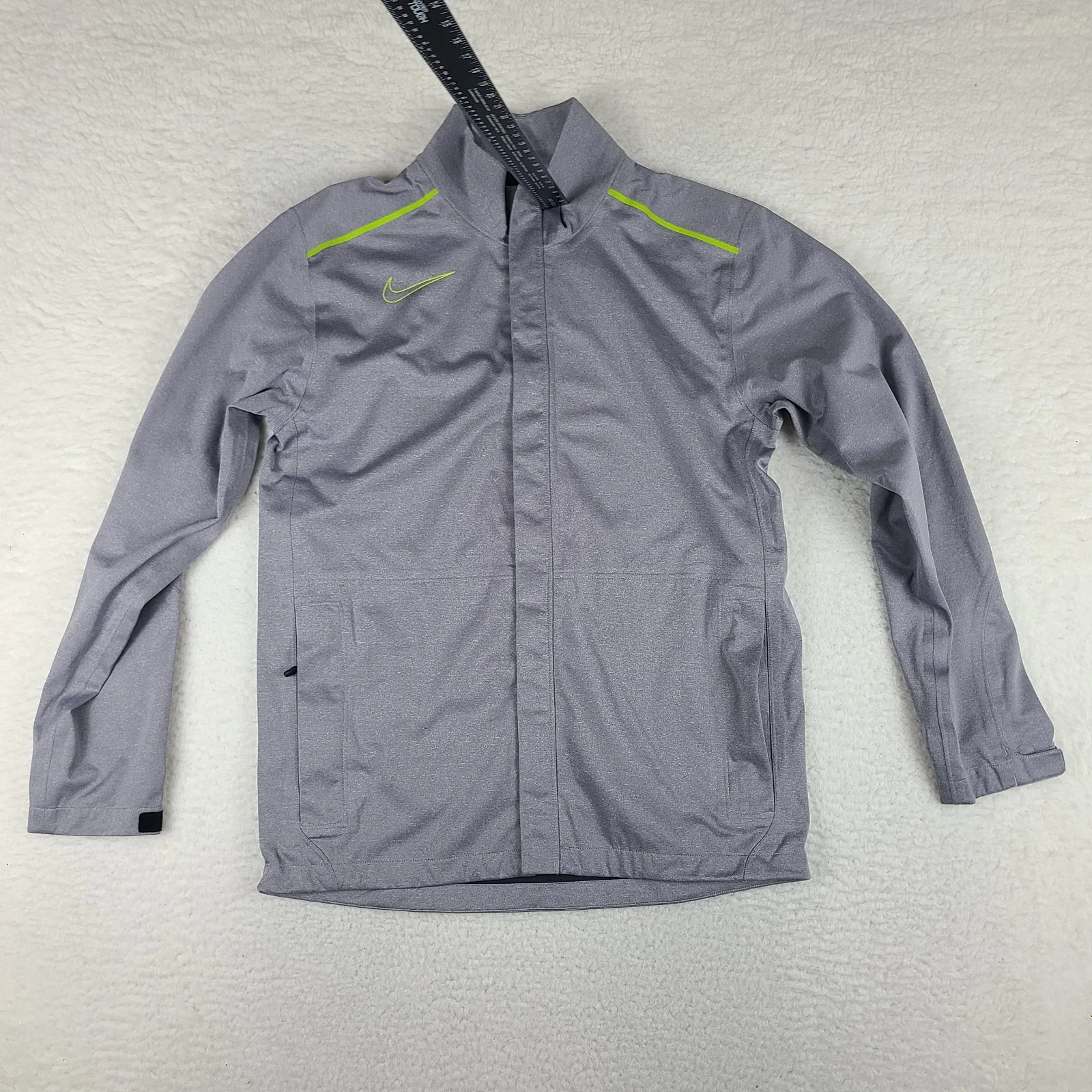Nike Golf Storm Fit 10 Jacket Mens Small Dark Gray Full Zip Windbreaker Coat