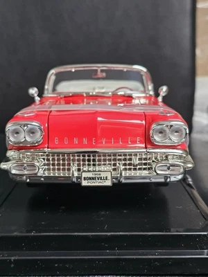 1958 Pontiac Bonneville Cabrio Oldtimer Amischlitten Road Signature 1:18 Neu OVP - Bild 1 von 4