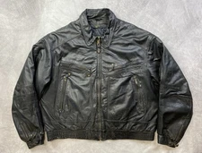 Vintage Hein Gericke Echt Leder Rider Leather Jacket Black Size 2XL
