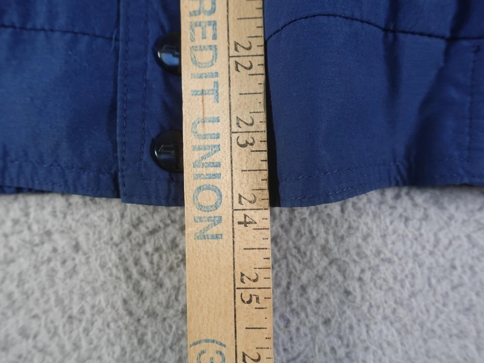 Chaqueta de bombardero Chevrolet vintage para hombre mediana azul Chevy cortavientos hecha en EE. UU. AÑOS 90 Foto 3 de 4