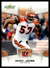 2008 Score Dhani Jones Cincinnati Bengals #64