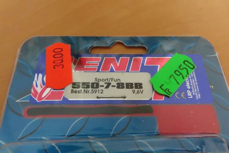 LRP ZENIT 5912 RC Motor SPORT/FUN 550-7-8BB 9V TUNING Engine Brushed NEW NIB - Bild 2 von 4