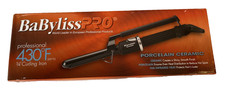 BaBylissPRO Porcelain Ceramic 3/4" Professional Curling Iron BP75M 430F Boxed