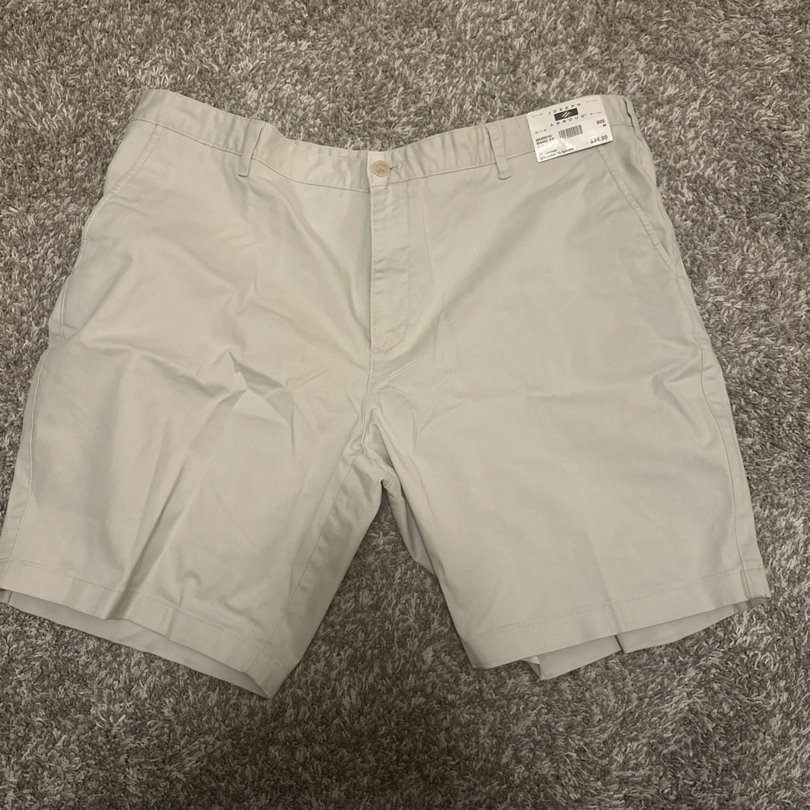 JOSEPH ABBOUD Men Size 44 Baige 97% cotton Shorts