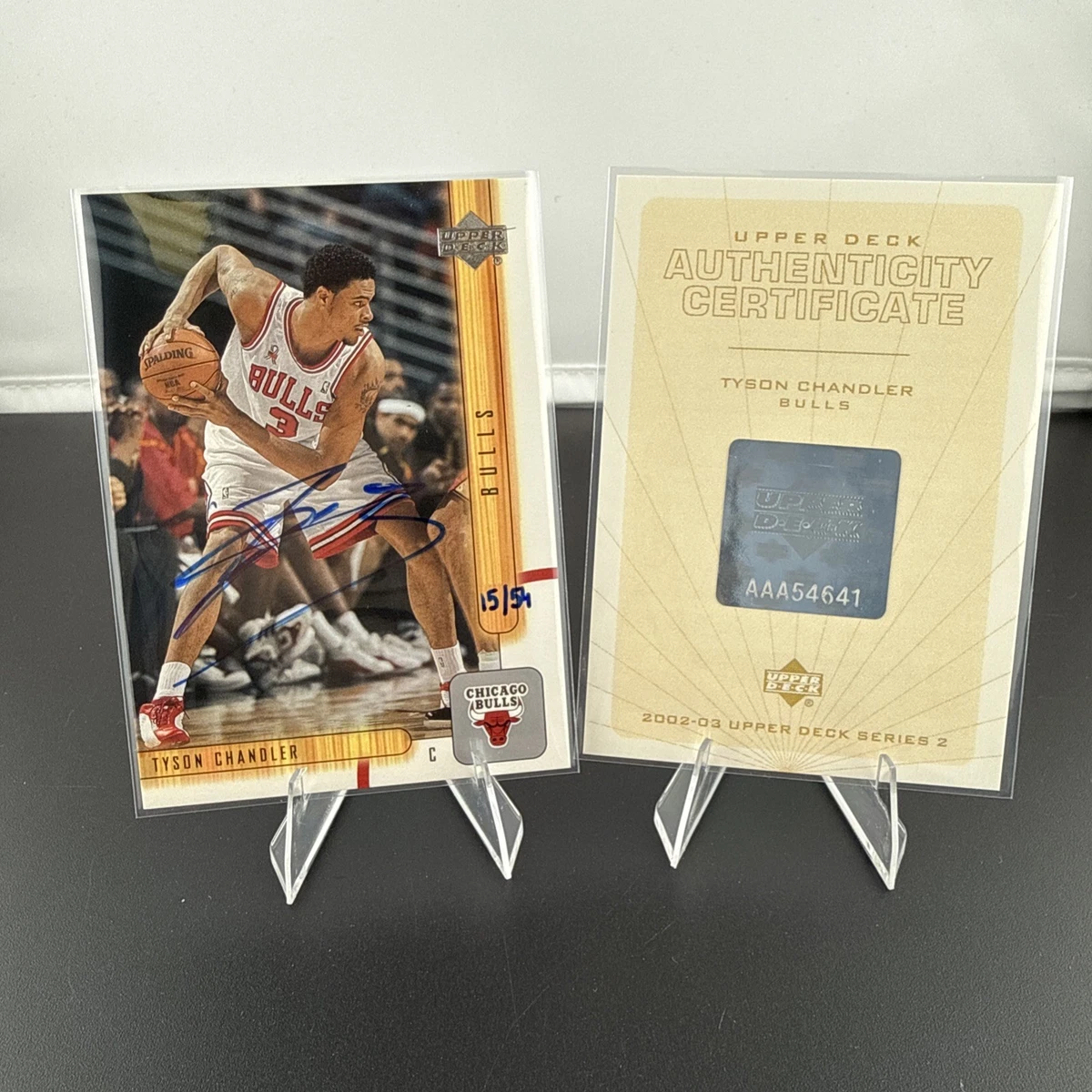 Tyson Chandler Basketball Autographed Sports Trading Cards