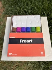 NEW Vintage Prang Freart Large Colored Chalks - 12 Sticks 1536-12