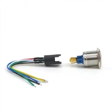 22mm Non-Illuminated Latching Billet Button /Wire Harness Johnny Law Motors