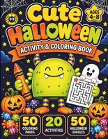 Halloween Malbuch FüR Kinder 4-8 Jahre, 50 Ausmalbilder, Spiele & RäTsel