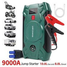 9000a Car Jump Starter Box Booster Jumper Power Bank Battery Charger 8000mah