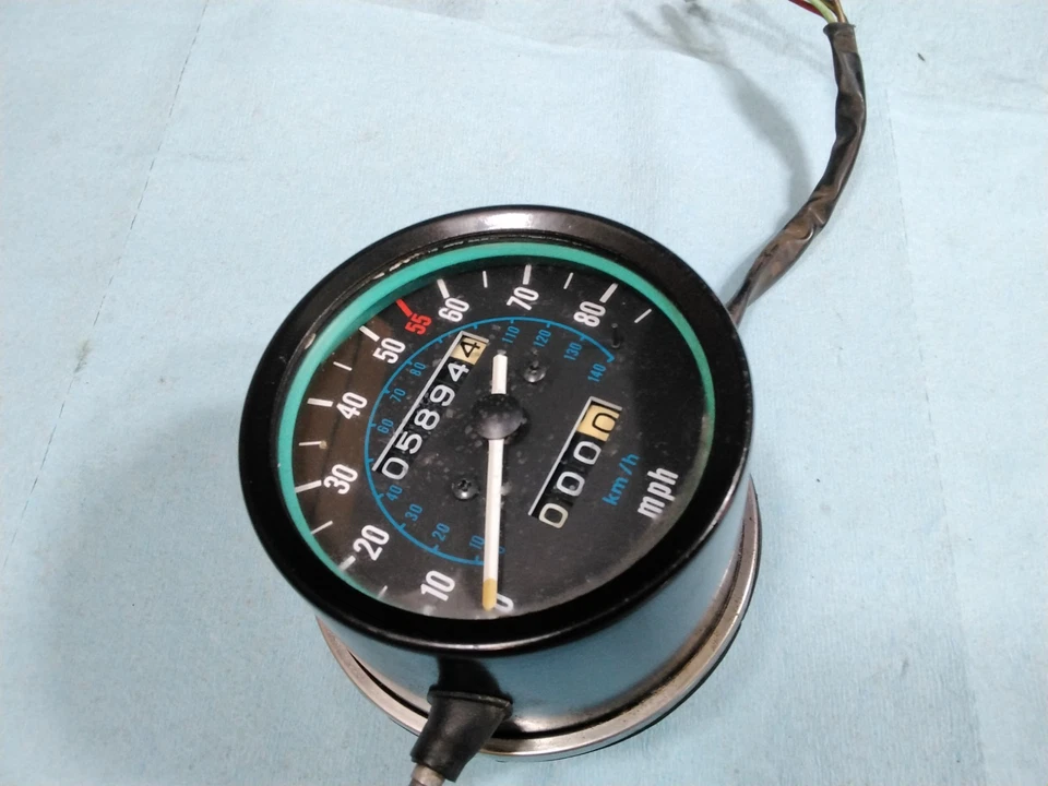 1980-1983 Kawasaki KZ 440 LTD рабочий спидометр одометр 5k миль! Ремень KZ440 - Изображение 4 из 4