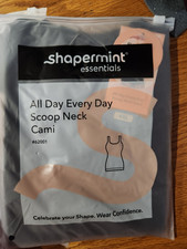 Shapermint Essentials All Day Every Day Scoop Neck CAMI Size 3XL , BLACK