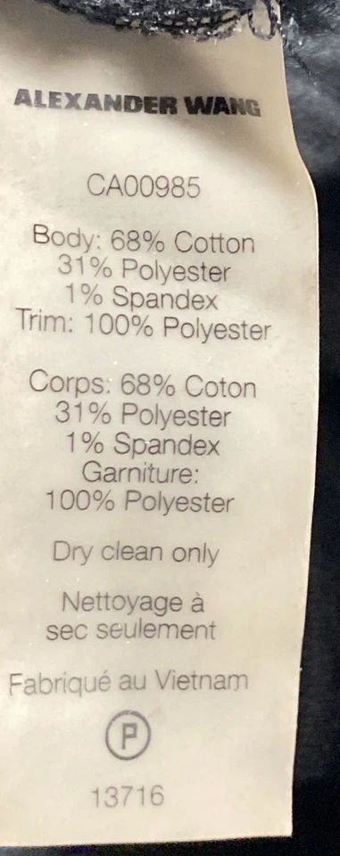 Suéter suéter negro Alexander Wang XS para mujer Foto 4 de 4
