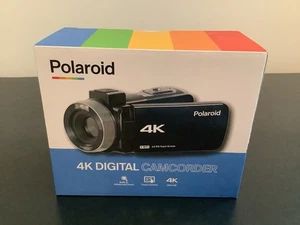 Polaroid ID995-BLK Black Portable Handheld Touch Screen 4k Digital Camcorder NEW