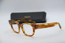 CELINE PARIS CL50035I 053 CLEAR TORTOISE AUTHENTIC FRAMES EYEGLASSES 49-21