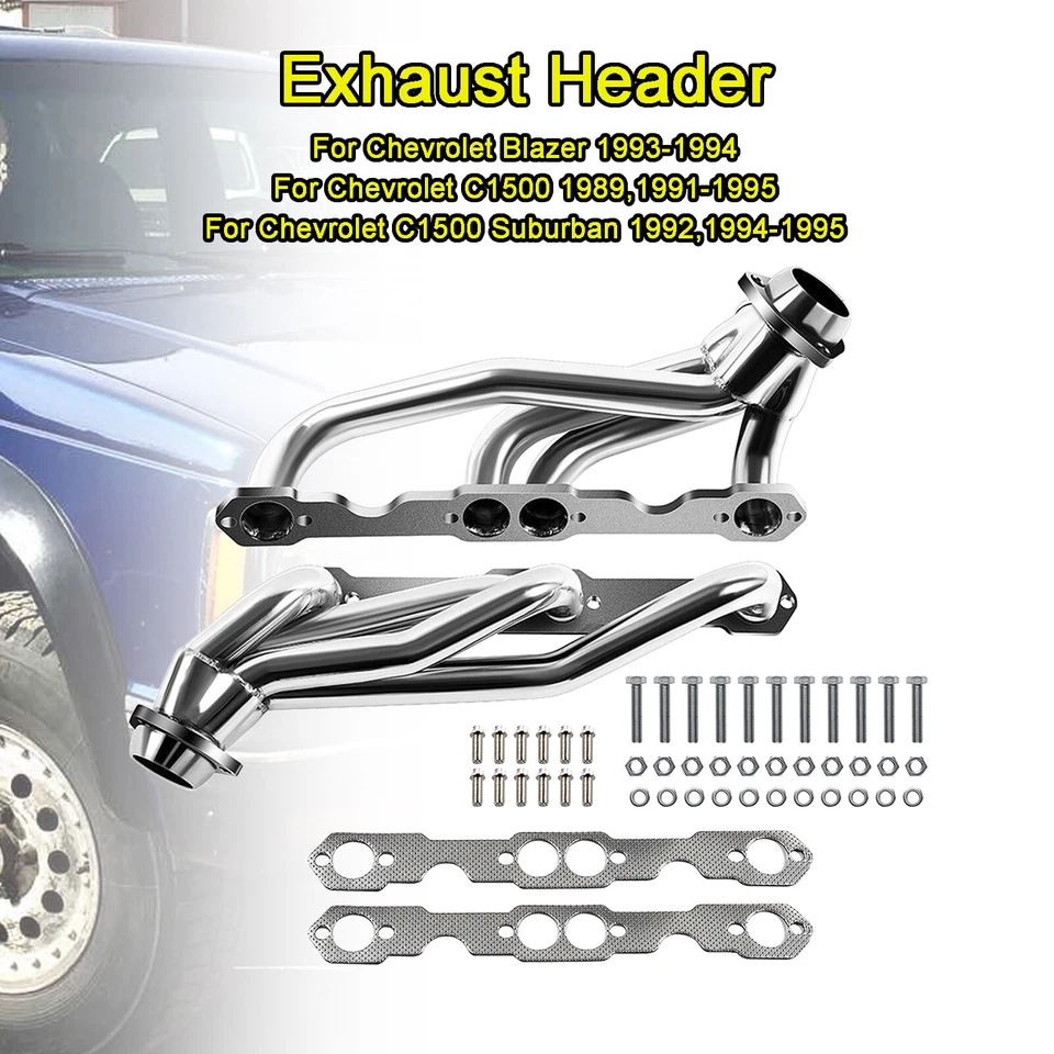Header Exhaust Manifold Fit Chevy Blazer 1993-1994 Fit Chevy C1500 1991-1995 - Изображение 2 из 4