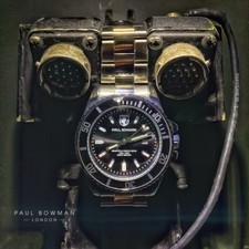 RARE - OUT LET - HMS~ONE/B.2 Paul Bowman London Watch, Military Wristwatches,