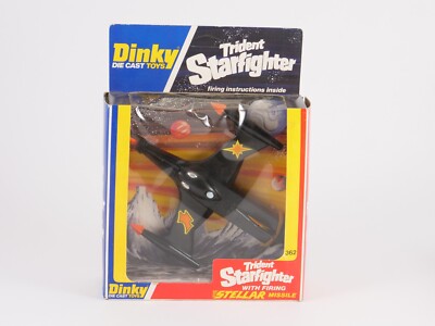 Dinky Toys GB Nr. 362 Trident Starfighter Stellar Missile Schwarz, Nie In Box