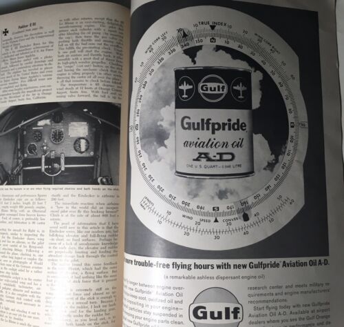 1964 May Flying World's Most Read Aviation Magazine AG Fokker E III Flugzeug - Bild 8 von 12