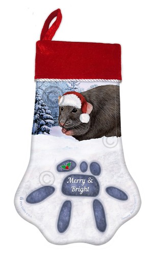 Rat Holiday Christmas Stocking - Picture 19 of 21