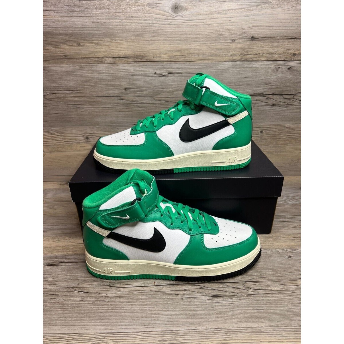 Nike Air Force 1 Mid Mens Size 11.5 Split Stadium Green