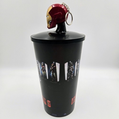 Iron Man 3Marvel Movie Collectors Cup With Iron Man Figurine Keychain 2013 Read - Picture 5 of 10