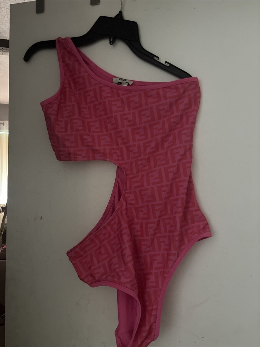 Fendi One Piece Pink FF Logo Swimsuit Size Medium | eBay Fendi One Piece Pink FF Logo Swimsuit Size Medium | eBay