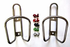 2x King Titanium Ti Bottle Cage 28g +FREE MT ZOOM Shroom bolts 