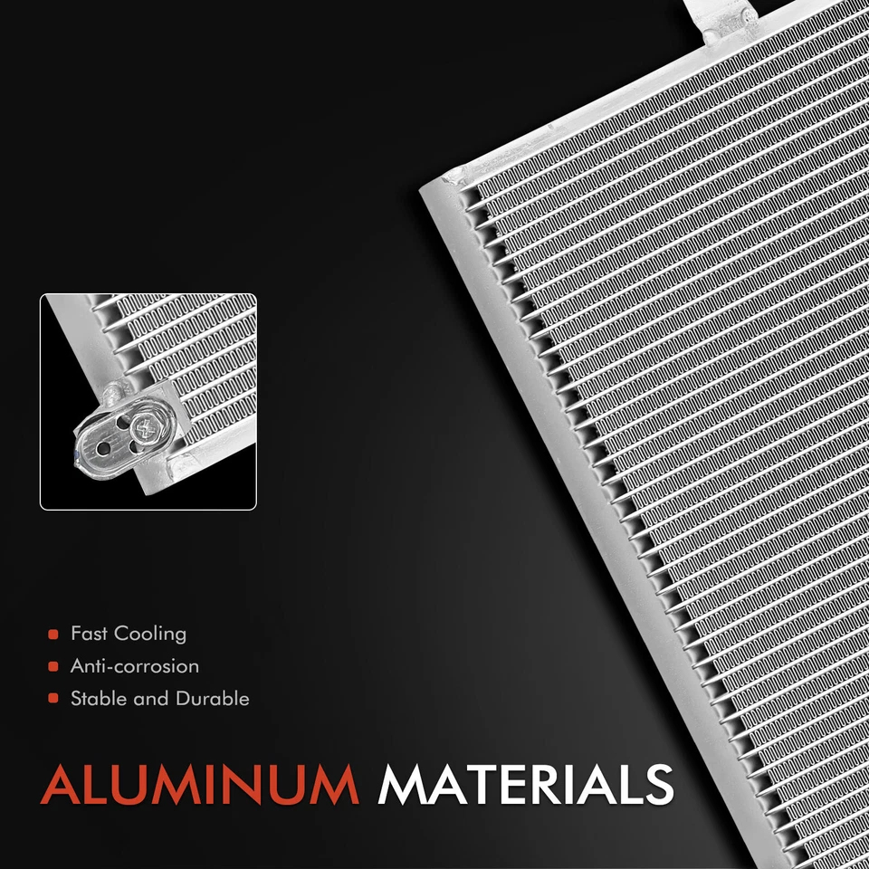 Condensador de aire acondicionado aire acondicionado con soporte y secador para Mazda RX-8 2004-2011 Foto 2 de 4