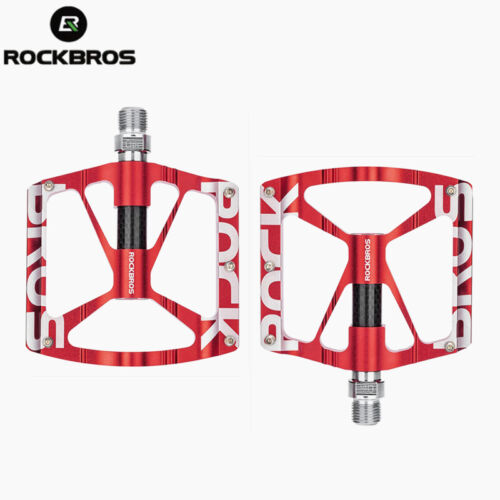 ROCKBROS Lightweight Bearings MTB Pedals Bicycle Pedal 9/16" BMX Road Bike Pedal - Afbeelding 1 van 16