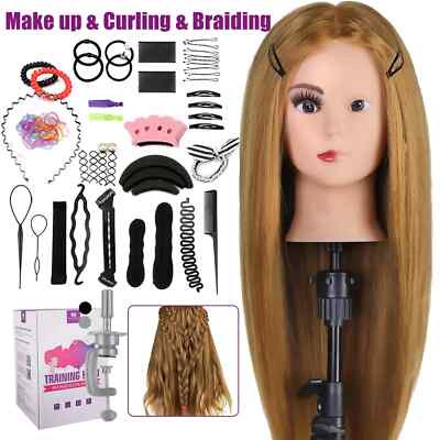 Practice Mannequin Doll Head for Hairdressers Hair Styling