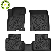3Pcs Floor Mats For 2022- 2025 Ford Maverick Hybrid All Weather TPE Floor Liners
