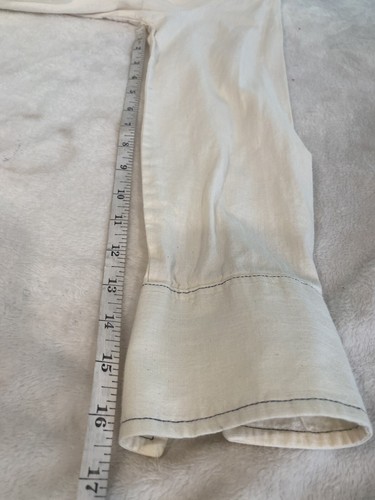 Vintage Hand Embroidered 1970s Ms Lee White Cotton Shirt Jr’s Size 13/14 - Picture 9 of 24