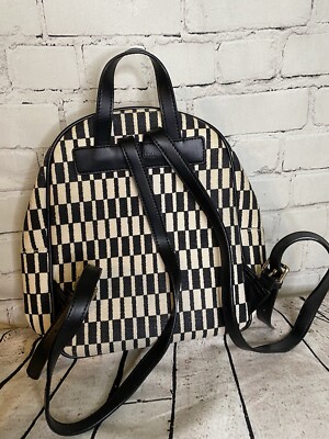 Spartina 449 Black/Cream Small Backpack Purse Bag | eBay display picture 1
