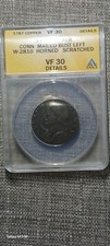 1787 CONN Mailed BUST LEFT W-2810 horned