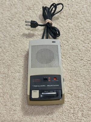 Vintage Realistic SelectaCom 2-channel Intercom (works)