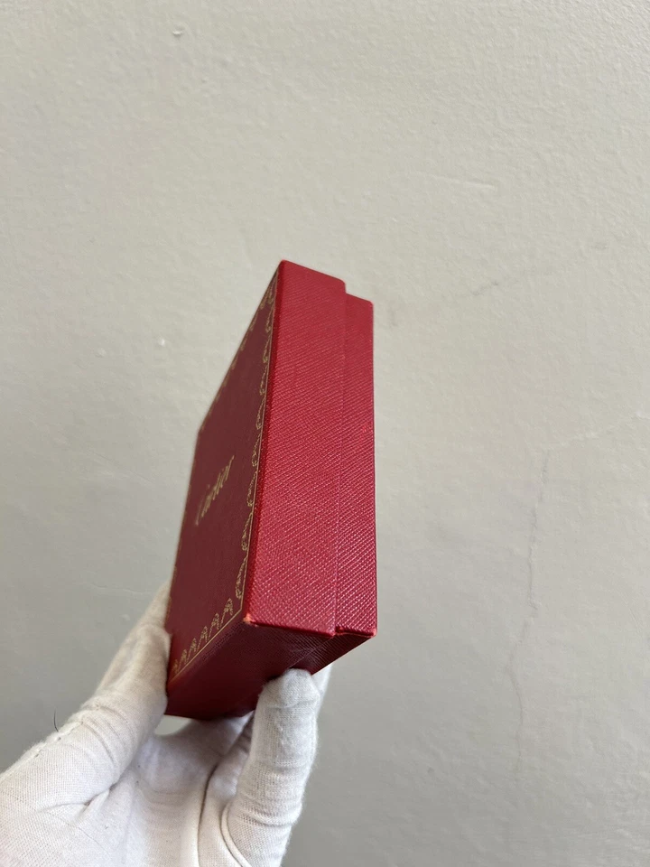 Cartera de cuero Panthere de Cartier triple negra tarjetero plegable marrón Foto 3 de 4