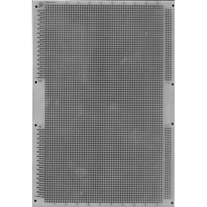 Lochrasterplatte 160x233mm Euro-Doppelkarte Epoxyd-Platine Rademacher