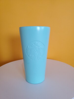 Rare Starbucks Coffee Tumbler 16oz  Blue Travel Mug 473ml Original Edition  | eBay