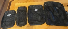 Amazon Basics Packing Travel Organizer Packing Cube Set Black 4 Piece Set
