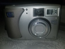 HP Photosmart 733 Silver Digital Camera Tested and Works Uses AA Batteries