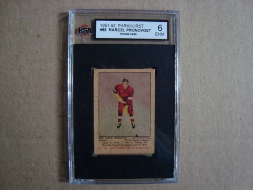 1951-52 Parkhurst RC #68 Marcel Pronovost - Exmnt KSA 6