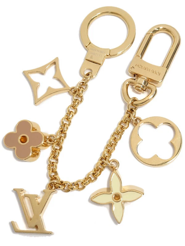 Louis Vuitton Fleur de monogram bag charm chain