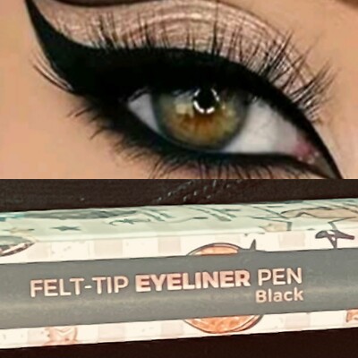 IONI VIP Soirée Waterproof Black Felt Tip Eyeliner Pen NIB - Fast Ship + Gift !