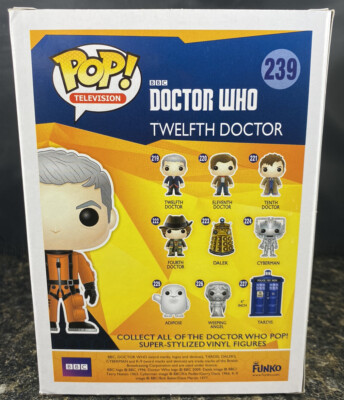 FUNKO POP DOCTOR WHO TWELFTH DOCTOR SDCC EXCLUSIVE OFFICIAL