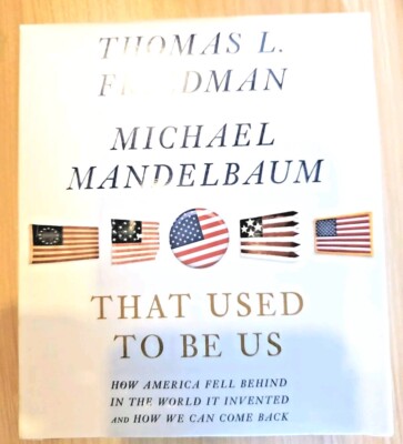 CD Audio Book That Used to Be Us How America Fell Behind NEW Thomas Friedman Dsc
